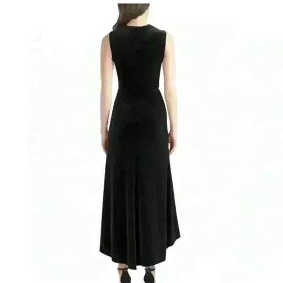 Shoshanna midnight jones velvet asymmetrical maxi dress 10 NWT formal whimsigoth - Picture 3 of 11